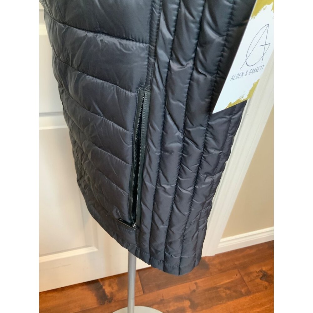 Zara Man Dark Gray Puffer Zip-Up Vest, Size Large - image 5